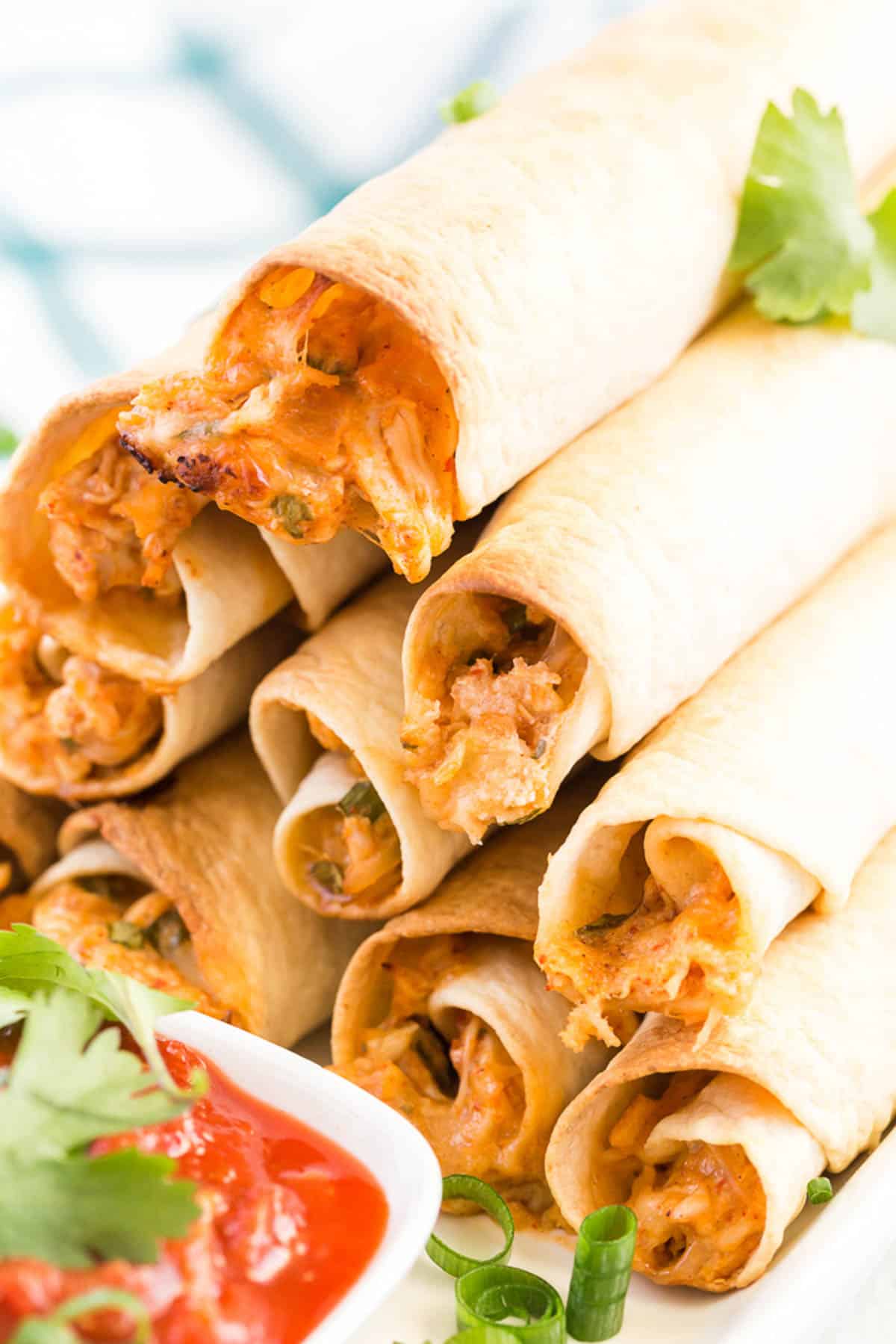 Baked Chicken Taquitos Recipe