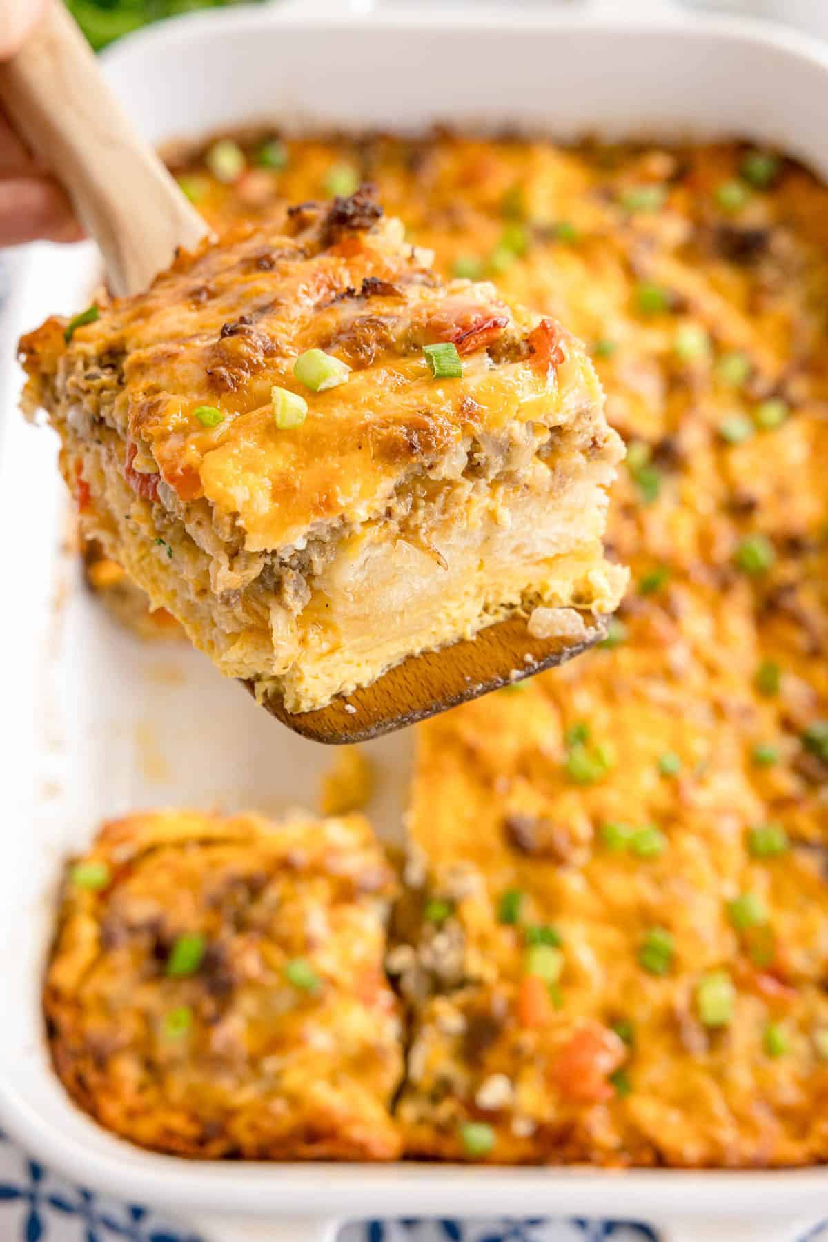 Biscuit Breakfast Bake (Make Ahead Favorite)