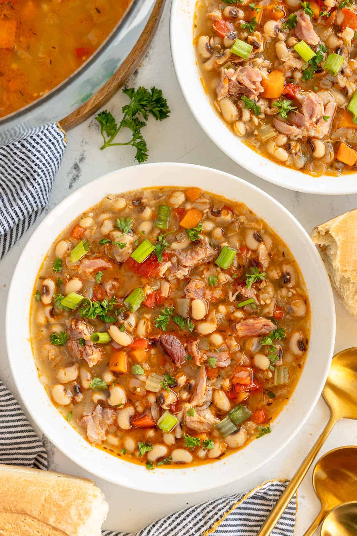 Black-Eyed Pea Soup (3 methods)