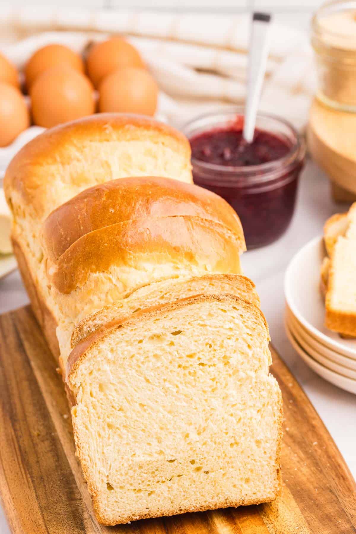 Fluffy Homemade Brioche Bread (Easy Recipe + Tips)
