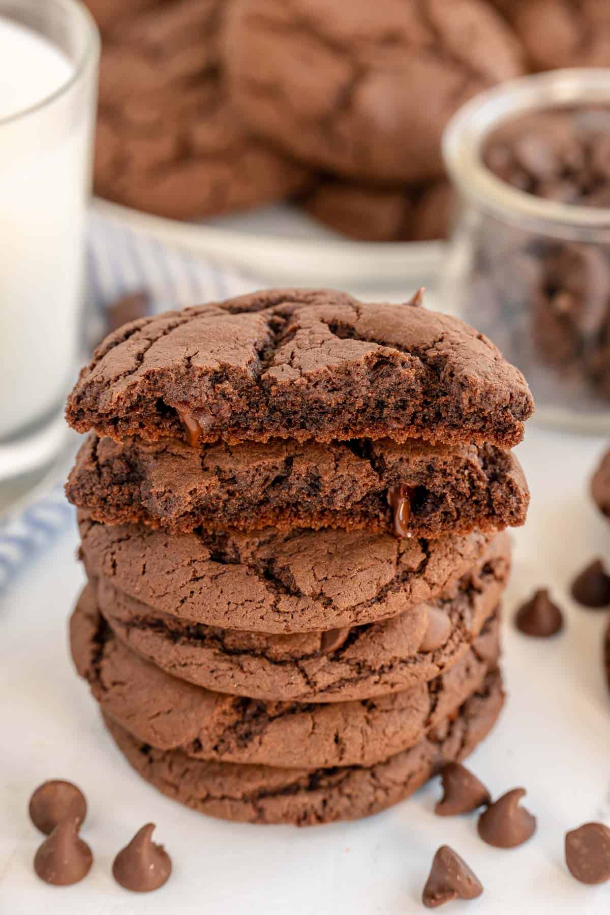 Chocolate Cake Mix Cookies Recipe (aka Cheater Cookies!)