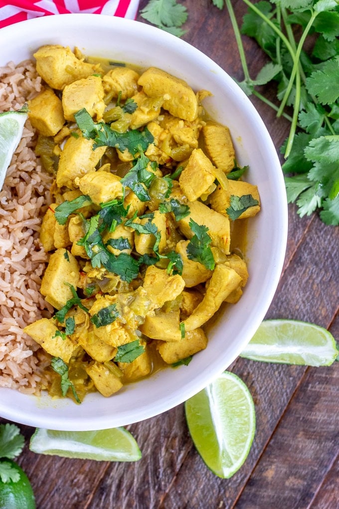 Coconut Chicken Curry with Lime