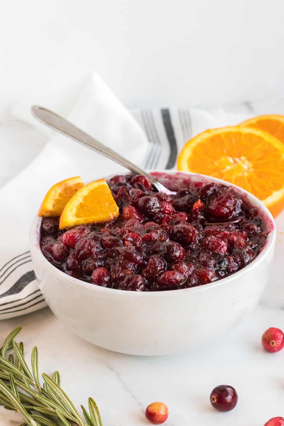 Homemade Spiced Cranberry Sauce
