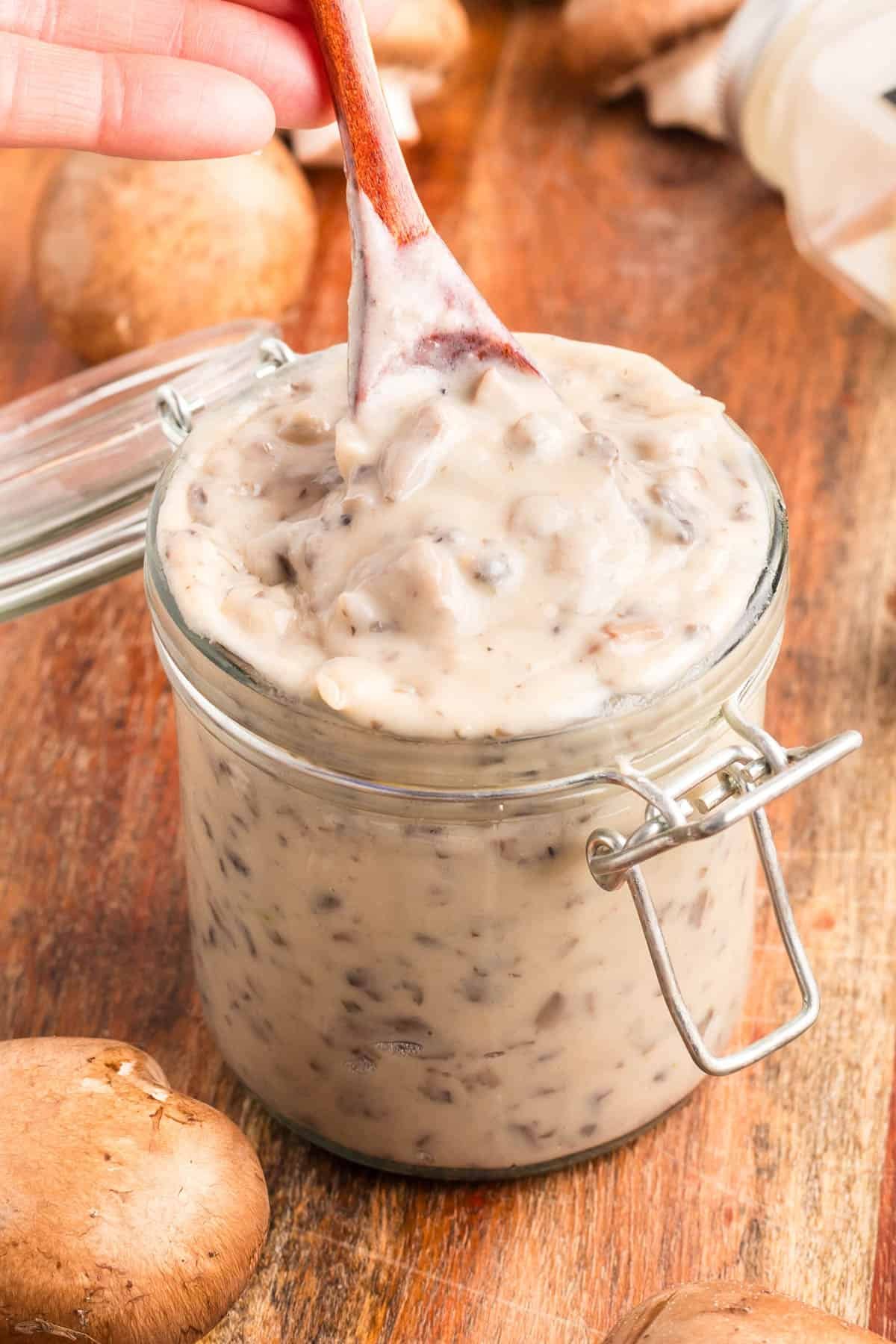 Homemade Cream of Mushroom Soup