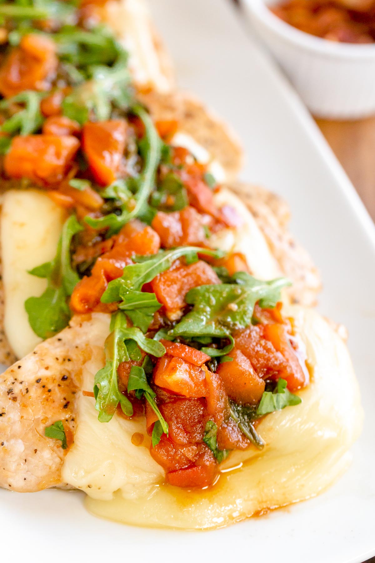 Italian Pork Chops (Prosciutto, Arugula, Mozzarella)