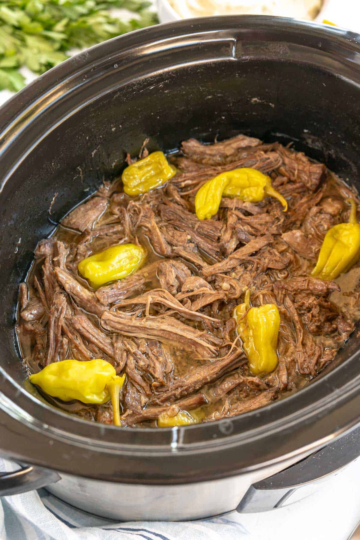 Slow Cooker Mississippi Pot Roast Recipe