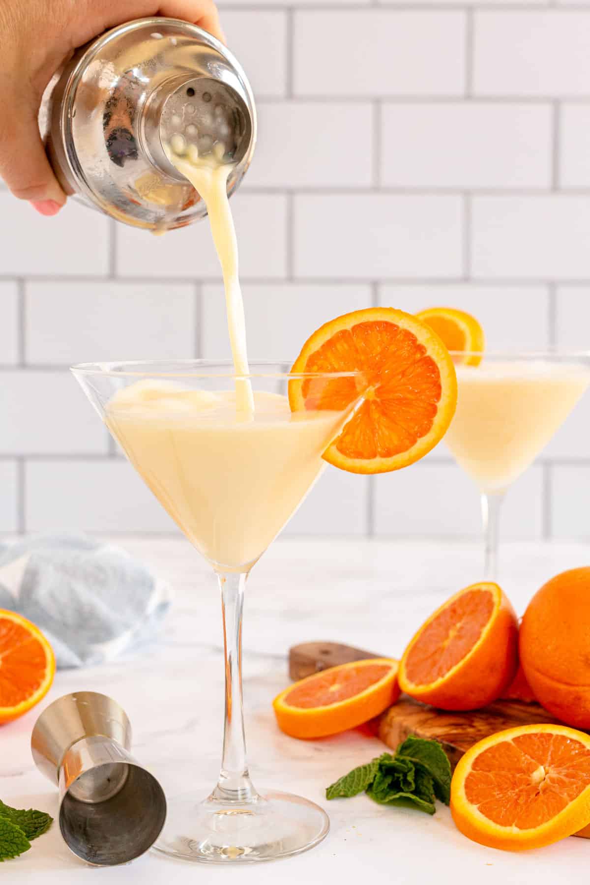 Orange Creamsicle Martini (Adult Orange Julius)