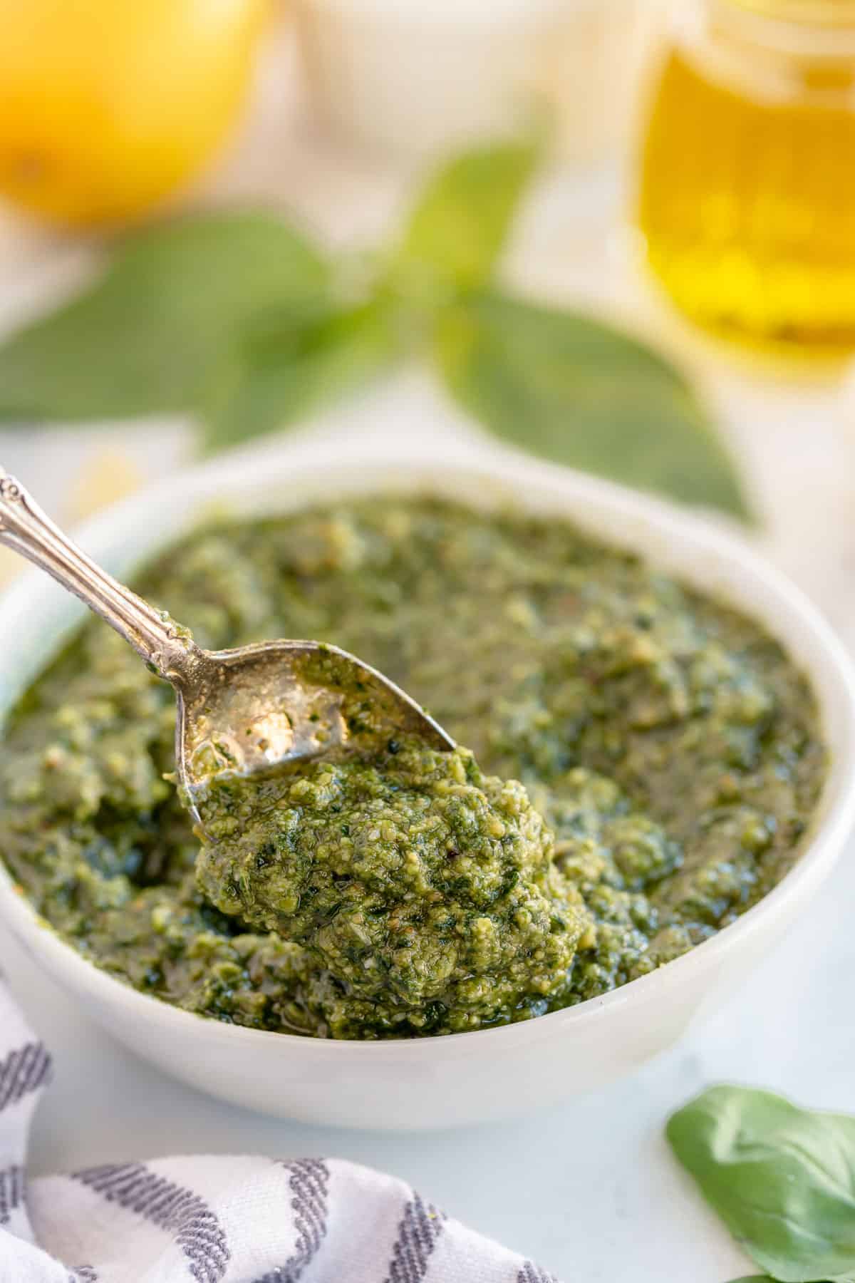 Homemade Basil Pesto