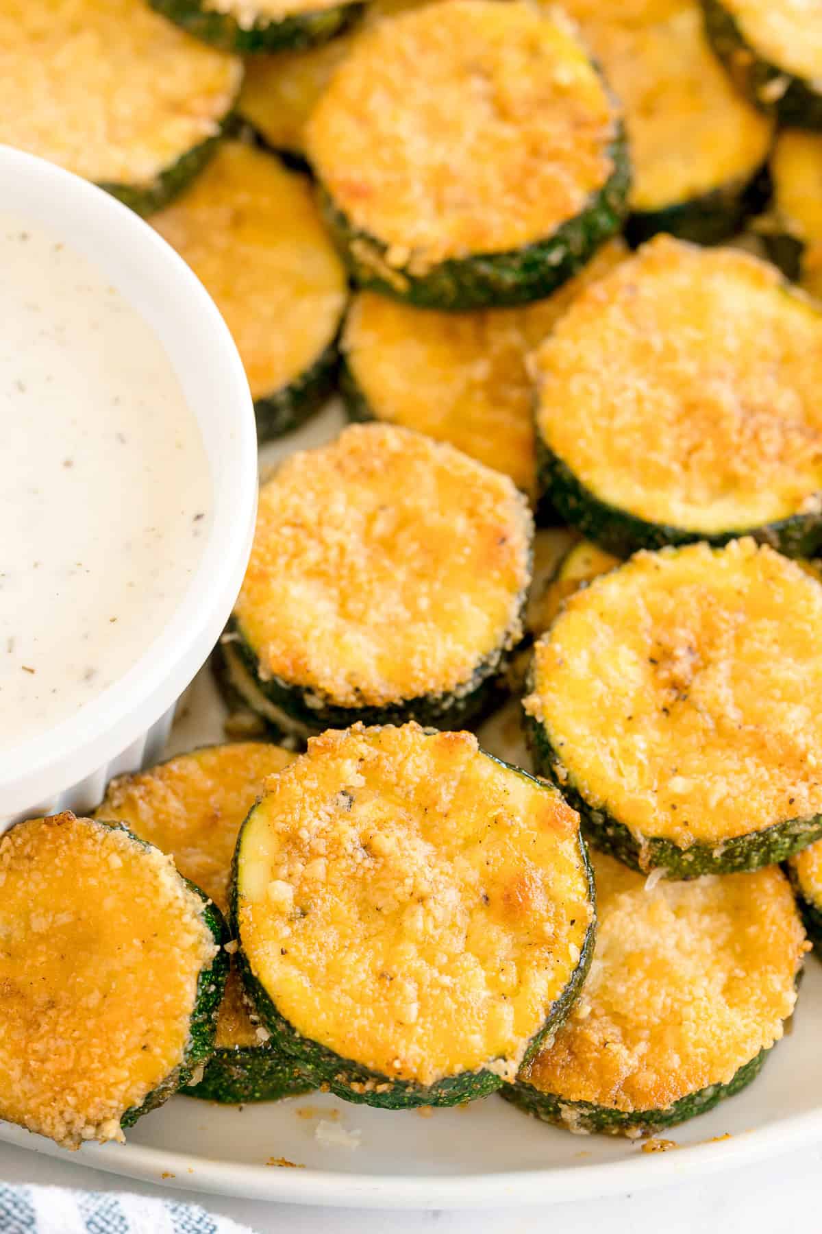 Crispy Parmesan Roasted Zucchini