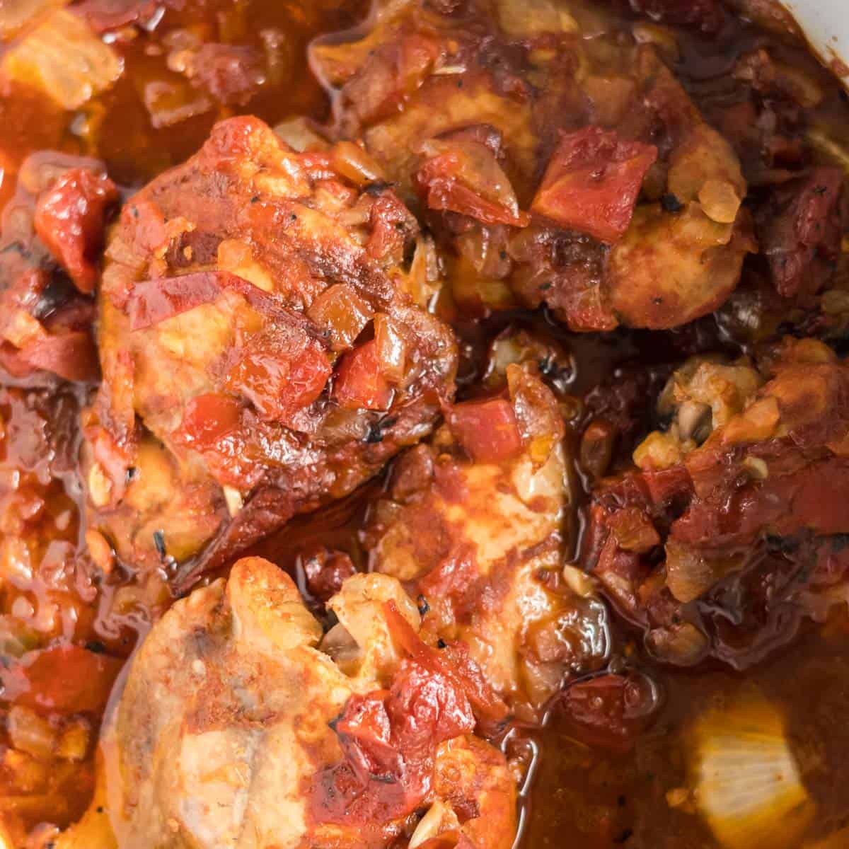 Slow Cooker BBQ Chicken Thighs