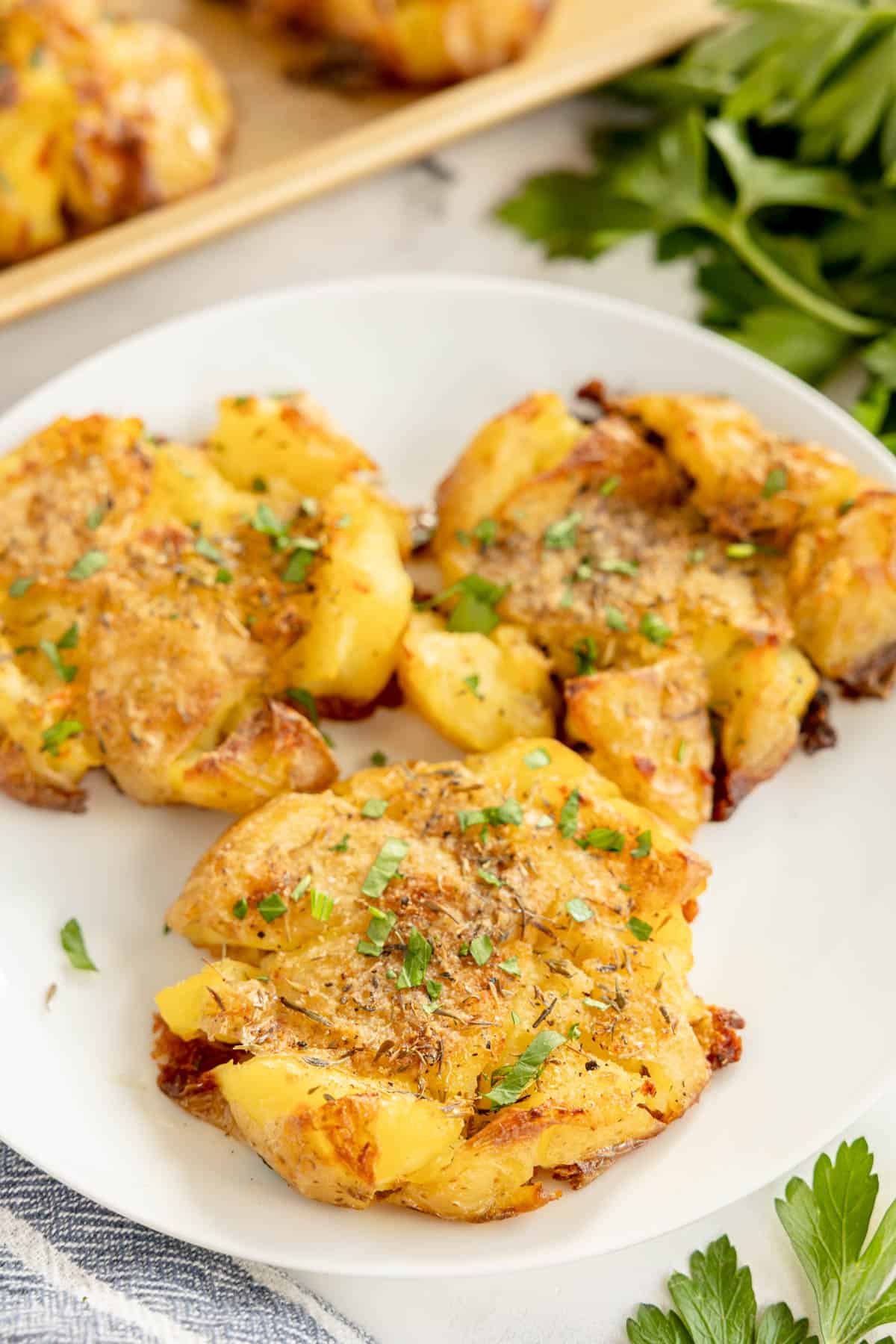 Smashed Oven Potatoes
