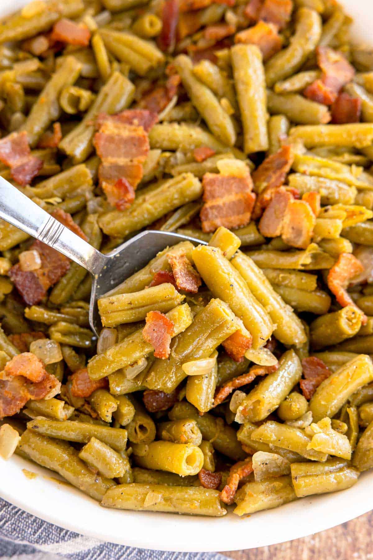 Southern Green Beans with Bacon