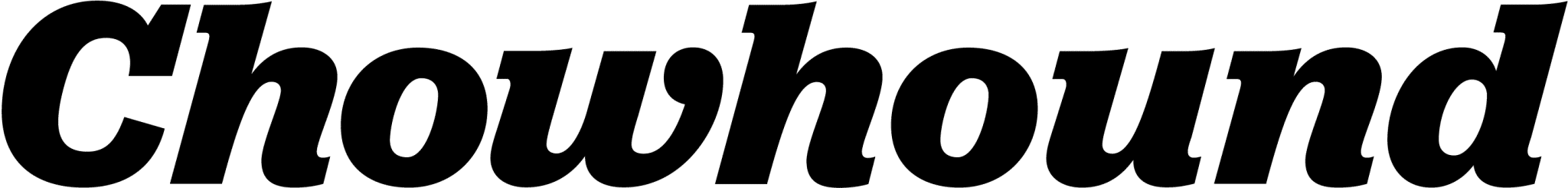 the word "chowhound" in black text.